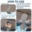 Gift For Husband,Custom Photo,Funny - Custom Photo Drive Safe I Love You Sexy Wife - Personalized Sunglasses Holder For Car Visor