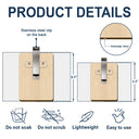 Gift For Father,Gift For Mother,Gift For Grandma,Gift For Grandpa,Love,Custom Photo - Custom Photo Drive Safe We Love You Playing Card - Personalized Custom Shaped Car Visor Clip