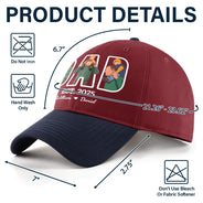Gift For Father,Gift For Grandpa,Non-Eng,Photo - Faceless Portrait,Adorable - Custom Photo Faceless Portrait Dad Papa Portrait - Personalized Two Tone Cap