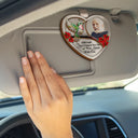 Memorial, Family, Gift For Grandparents, Parents, Sad - Custom Photo Family Memorial I'm Always With You - Personalized Custom Shaped Car Visor Clip