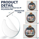 Independence Day,America 250th,Christmas,Proud,Custom Photo,Family,Remove BG Photo - Custom Photo Family Merry Christmas 250th Anniversary - Personalized Custom Shaped Acrylic Ornament