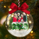 Christmas,Family,Gift For Sibling,Happy - Custom Photo Family Siblings Best Friends Make Christmas Great - Personalized 3D Acrylic Ball Ornament