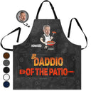 Gift For Father,Grilling - Custom Photo Father Papa Daddio Of The Patio - Personalized Apron