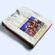 Christian,Gift For Men,Dad - Children,Gift For Father,Gift For Husband,Non-Eng,Photo,Devoted - Custom Photo Fatherhood Is Kingdom Work - Personalized T Shirt