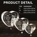 Gift For Couples,Gift For Husband,Gift For Wife,Love,Christmas - Custom Photo First Christmas Married - Personalized Crystal Heart