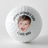Custom Photo,Golf,Sport Dad,Gift For Father,Photo,Adorable - Custom Photo First Father's Day Together - Personalized Golf Ball