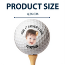 Custom Photo,Golf,Sport Dad,Gift For Father,Photo,Adorable - Custom Photo First Father's Day Together - Personalized Golf Ball