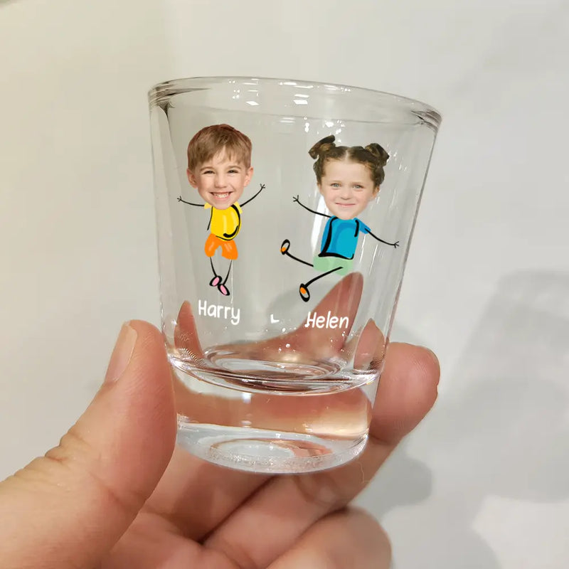 Gift For Father - Custom Photo For The Times I Drive - Personalized Shot Glass