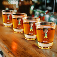Gift For Father - Custom Photo For The Times I Drive - Personalized Shot Glass