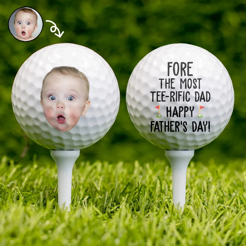 Sport Dad, Golf, Gift For Father, Gift For Men, Funny - Just A Dad And His Girl 3D Effect Crossed Arms - Personalized Mug