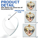 Pet Lovers,Cat Lovers,Dog Lovers,Sad,Memorial - Custom Photo Forever Loved Memorial Dog Cat - Personalized Custom Shaped Acrylic Ornament