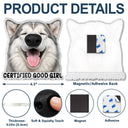 Custom Photo Funny Dog Boop The Snoot - Personalized Squishy Acrylic Fridge Magnet