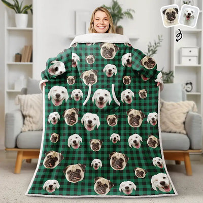 Wearable Blanket With Sleeves