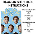 Top Market, Humorous, Gift For Men, Custom Photo, Gift For Yourself, Wedding, Cut-Face Photo - Custom Photo Funny Face Wedding Party - Personalized Hawaiian Shirt