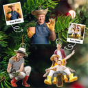 Gift For Yourself,Gift For Women,Gift For Men,Happy,Christmas,Custom Photo,Gardening,Photo Hobby Ornament - Custom Photo Gardening Christmas Decorations - Personalized Acrylic Photo Ornament