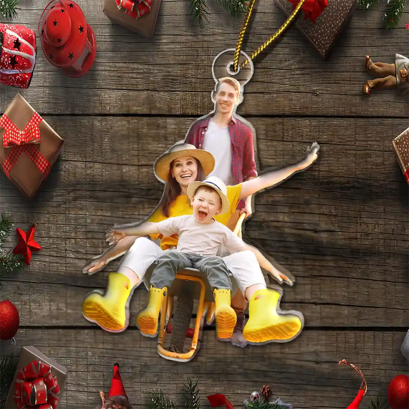 Gift For Yourself,Gift For Women,Gift For Men,Happy,Christmas,Custom Photo,Gardening,Photo Hobby Ornament - Custom Photo Gardening Christmas Decorations - Personalized Acrylic Photo Ornament