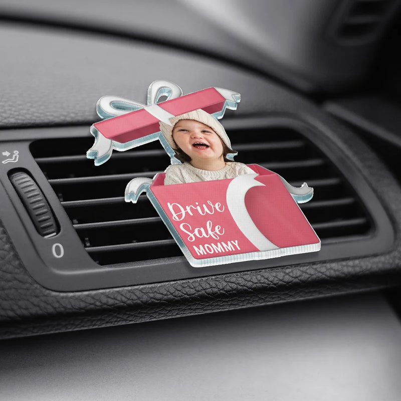 Gift For Couples,Gift For Husband,Gift For Wife,Gift For Boyfriend,Gift For Girlfriend,Gift For Yourself,Gift For Women,Gift For Men,Gift For Father,Gift For Mother,Dog Lovers,Pet Lovers,Cat Lovers,Dog Mom,Dog Dad,Dog Couple,Cat Mom,Cat Dad,Cat Couple,Pet Mom,Pet Dad,Pet Couple,Love - Custom Photo Gift Box Drive Safe - Personalized Acrylic Car Vent Clip