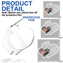 Gift For Couples,Gift For Women,Gift For Men,Gift For Wife,Gift For Husband,Custom Photo,Love,Gift For Boyfriend,Gift For Girlfriend,Old Couples,LGBT - Custom Photo God Knew My Heart Needed You Couple - Personalized Custom Shaped Acrylic Ornament