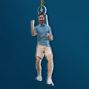 Gift For Yourself,Gift For Women,Gift For Men,Happy,Christmas,Custom Photo,Golf,Photo Hobby Ornament - Custom Photo Golf Players Team - Personalized Acrylic Photo Ornament