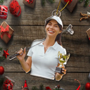 Gift For Yourself,Gift For Women,Gift For Men,Happy,Christmas,Custom Photo,Golf,Photo Hobby Ornament - Custom Photo Golf Players Team - Personalized Acrylic Photo Ornament