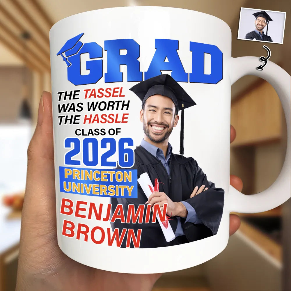 Custom Photo Graduation Magazine - Personalized Mug