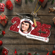 Custom Photo Graduation New Graduate - Personalized Custom Shaped Acrylic Ornament