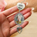 Graduation,Gift For Yourself,Memorial - Custom Photo Graduation Walking Beside You Memorial - Personalized Graduation Tassel Charm
