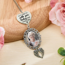 Graduation,Gift For Yourself,Memorial - Custom Photo Graduation Walking Beside You Memorial - Personalized Graduation Tassel Charm
