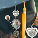 Custom Photo Graduation Walking Beside You Memorial - Personalised Graduation Tassel Charm