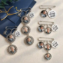 Custom Photo Graduation Walking Beside You Memorial - Personalised Graduation Lapel Pin