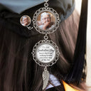 Memorial, Graduation, Custom Photo, Sad - Custom Photo Graduation Walking Beside You Memorial - Personalized Photo Pendant Charm