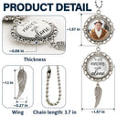 Memorial, Graduation, Custom Photo, Sad - Custom Photo Graduation Walking Beside You Memorial - Personalized Photo Pendant Charm