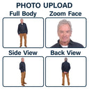 Family,Gift For Bestie,Love - Custom Photo Handmade Doll Gift - Personalized Crochet Portrait Doll