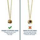 Happy,Parents,Gift For Grandparents,Gift For Mother,Gift For Wife,Gift For Grandma - Custom Photo Happy Kid Grandkids Parents Grandparents - Personalized Bubble Projection Necklace