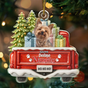 Dog Lovers, Christmas, Funny, Pet Lovers - Custom Photo Have Yourself A Furry Little Christmas - Personalized Custom Shaped Acrylic Ornament
