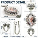 Graduation,Gift For Yourself,Custom Photo,Memorial,Sad - Custom Photo Here With You - Personalized Graduation Tassel Charm