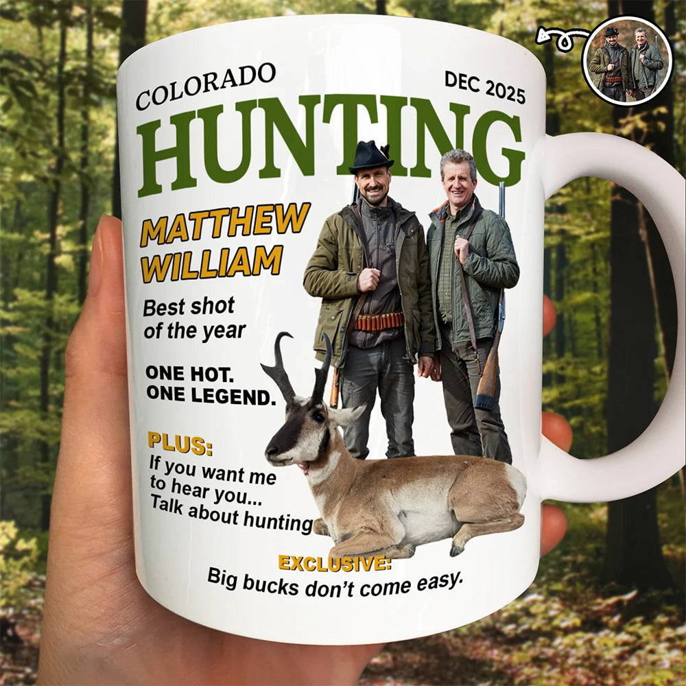 Wander Def Custom Photo Hunter Of The Year - Personalized Mug – Wander Prints
