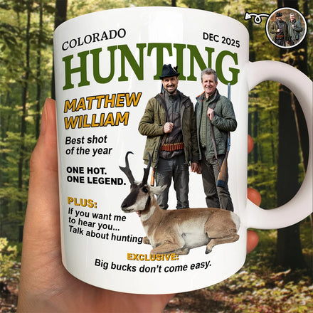 Custom Photo Hunter Of The Year - Personalized Mug