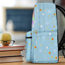 Gift For Kids, Back To School - Custom Photo I Am Affirmations - Personalized Canvas Backpack