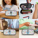 Back To School,Gift For Kids - Custom Photo I Am Affirmations For Kids - Personalized Pencil Case