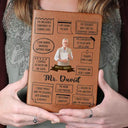 Teacher,Back To School - Custom Photo I Am Proud To Be A Teacher - Personalized Leather Journal