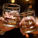 Gift For Couples, Gift For Wife, Gift For Husband, Gift For Boyfriend, Gift For Girlfriend, Funny - Custom Photo I F*cking Love You Either Way Works - Personalized Whiskey Glass