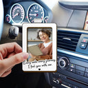 Custom Photo,Memorial,Gift For Mother,Family,Sad - Custom Photo I Feel You With Me - Personalized Custom Shaped Car Visor Clip