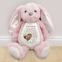 Gift For Grandma, Grandma - Grandkids, Gift For Grandkids, Gift For Daughter, Gift For Mother, Love - Custom Photo I Filled It With My Wishes Grandmother Granddaughter - Personalized Soft Toy Bunny
