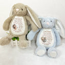 Gift For Grandma, Grandma - Grandkids, Gift For Grandkids, Gift For Daughter, Gift For Mother, Love - Custom Photo I Filled It With My Wishes Grandmother Granddaughter - Personalized Soft Toy Bunny