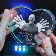 Gift For Yourself,Gift For Women,Gift For Men,Memorial,Sad - Custom Photo I Have An Angel - Personalized Crystal Heart
