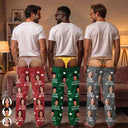Gift For Husband,Christmas,Humorous,Custom Photo,Gift For Couples,Remove BG Photo - Custom Photo I Love My Wife Funny Underwear Gift For Husband - Personalized Pajama Pants