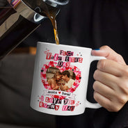 Old Couples,Gift For Couples,Gift For Husband,Gift For Wife,Gift For Boyfriend,Gift For Girlfriend,Love,Custom Photo - Custom Photo I Love You Every Day Ransom Note Style - Personalized Mug