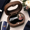 Sentimental,Custom Photo,Family,Wedding,Upload Full Photo - Custom Photo I Walk With You Today And Everyday - Personalized Tie Clip