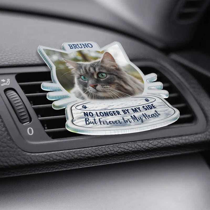Memorial, Sad, Pet Lovers, Dog Lovers, Cat Lovers, Custom Photo - Custom Photo I Will Carry You With Me - Personalized Acrylic Car Vent Clip